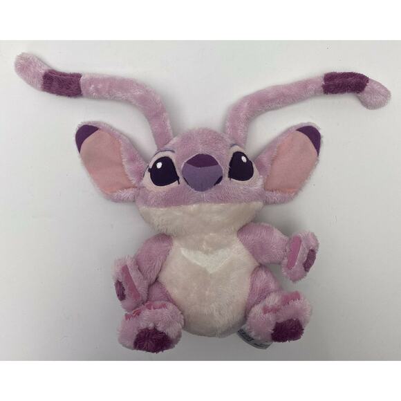 Disney Parks Lilo & Stitch Plush Stuffed Girlfiend Angel Pink Hearts 8" Tall - Picture 3 of 6
